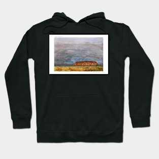 Uluru - Watercolour Hoodie